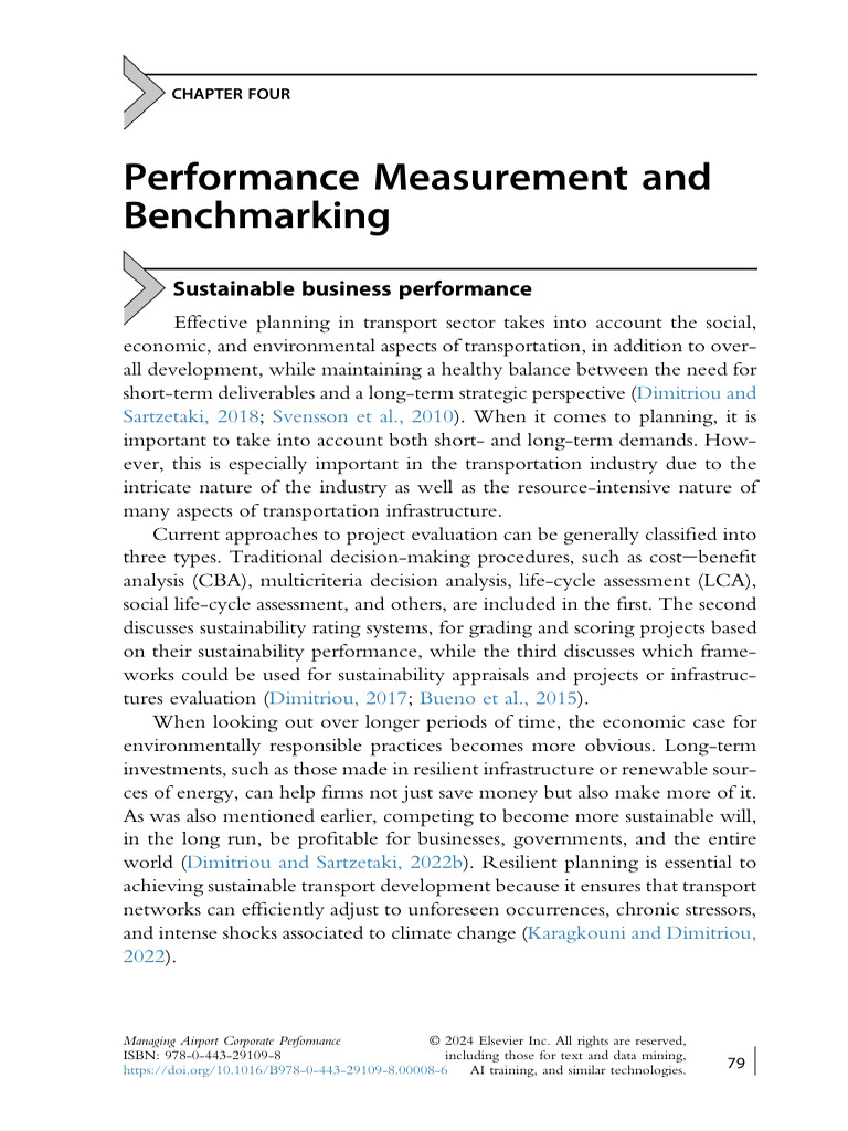 Performance Measurement and Benchmarking | PDF | Strategic Planning ...