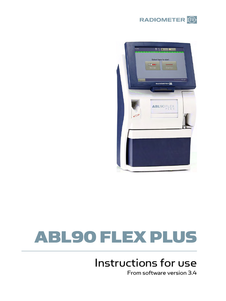 ABL90 FLEX PLUS User Guide | PDF | Calibration | Computing