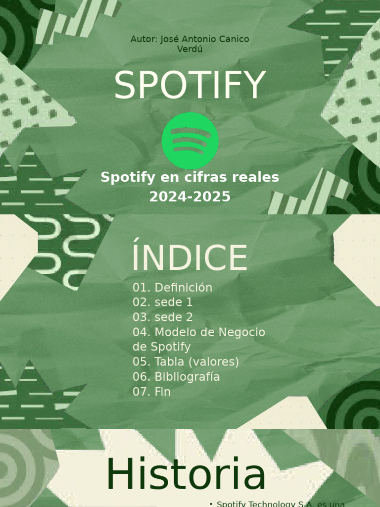 Datos Clave de Spotify 2024-2025 | PDF | Spotify | Multimedia