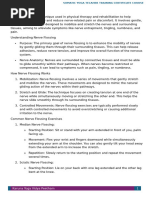 Sciatic Nerve Flossing Exercises Guide | PDF | Anatomical Terms Of ...