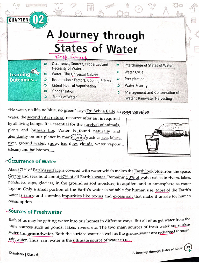 Vi Sci - States of Water Notes | PDF
