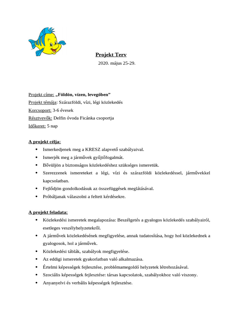 Projekt Terv | PDF
