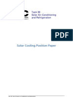 IEA SHC Solar Cooling Position Paper