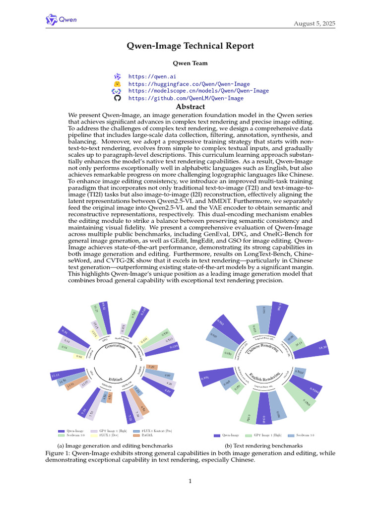 Qwen-Image: Advanced Image Generation | PDF | Rendering (Computer ...
