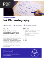 Ink Chromatography Lab Guide | PDF | Chromatography | Ink