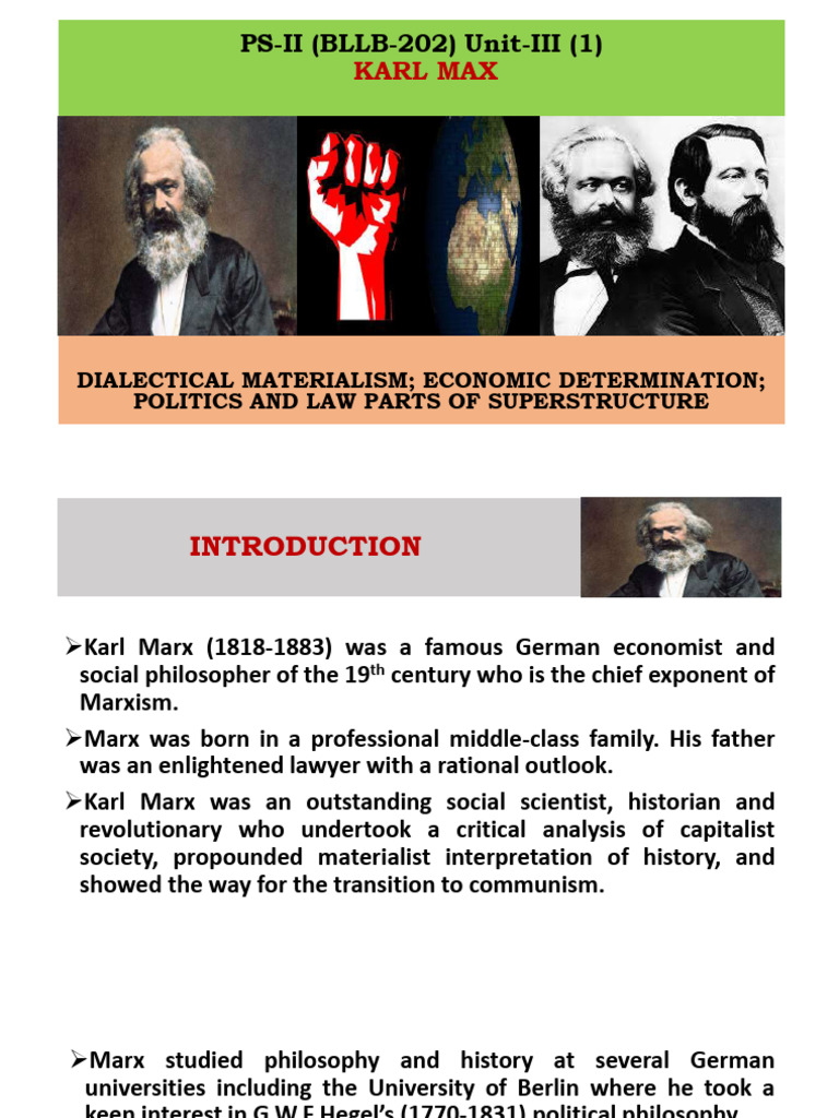 Understanding Marx's Dialectical Materialism | PDF | Dialectic | Karl Marx