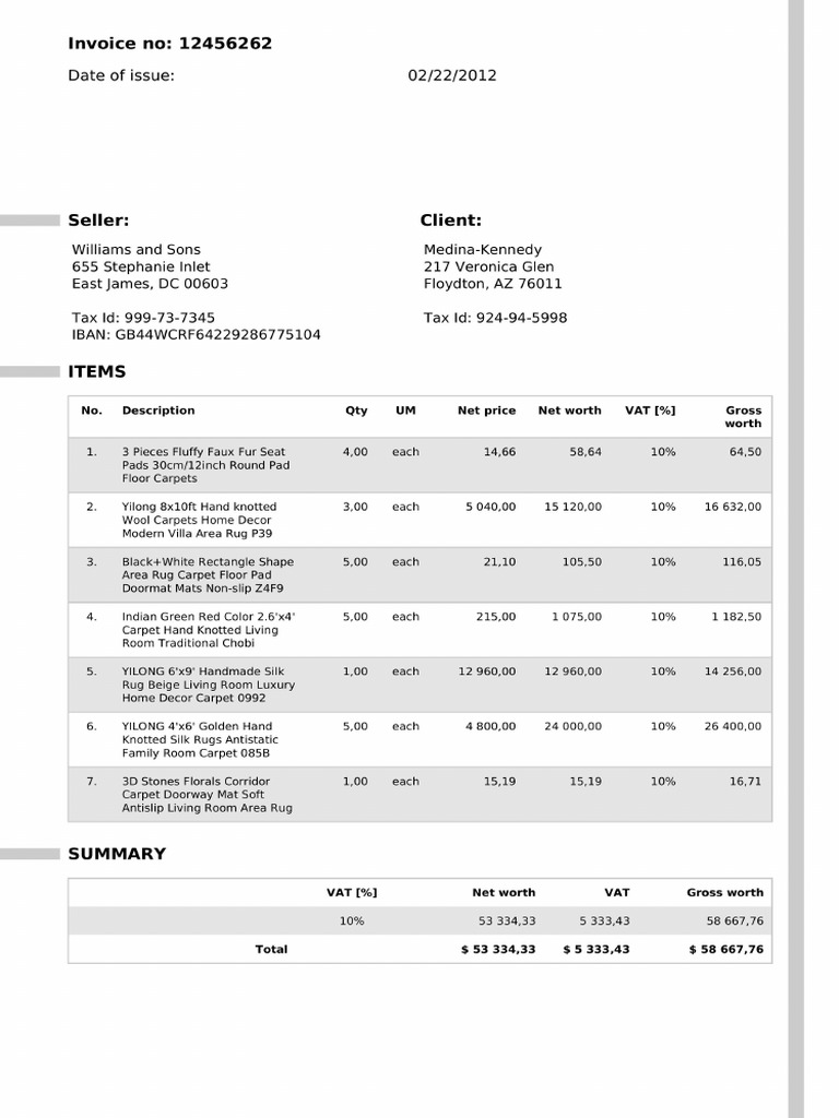 Invoice 29 | PDF