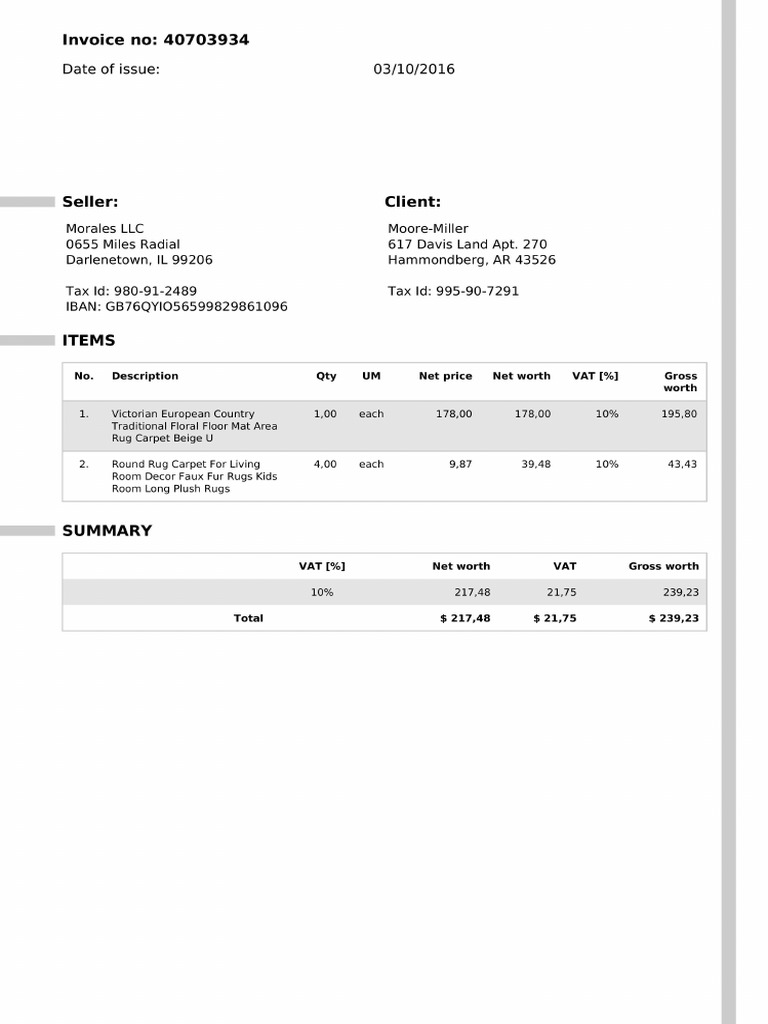 Invoice 30 | PDF