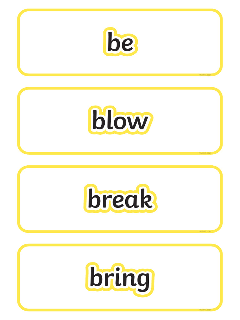 T L 5399 Irregular Verbs Base Form Past Simple and Past Participle ...