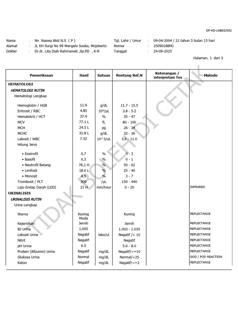 RPT Test Not Print Val | PDF