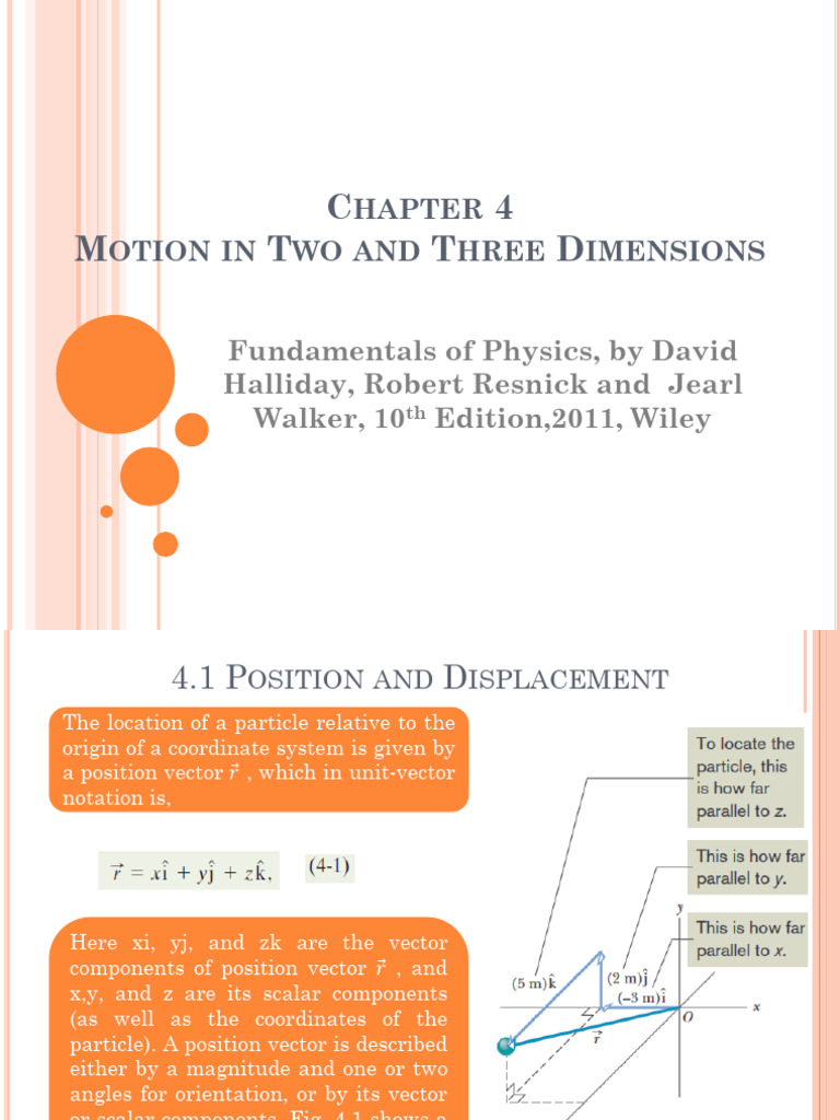 Week - 4 - Lec - 7 - 8 - Motion in 2D and 3D | PDF | Acceleration ...