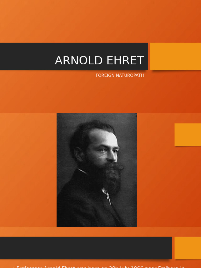 Arnold Ehret | PDF