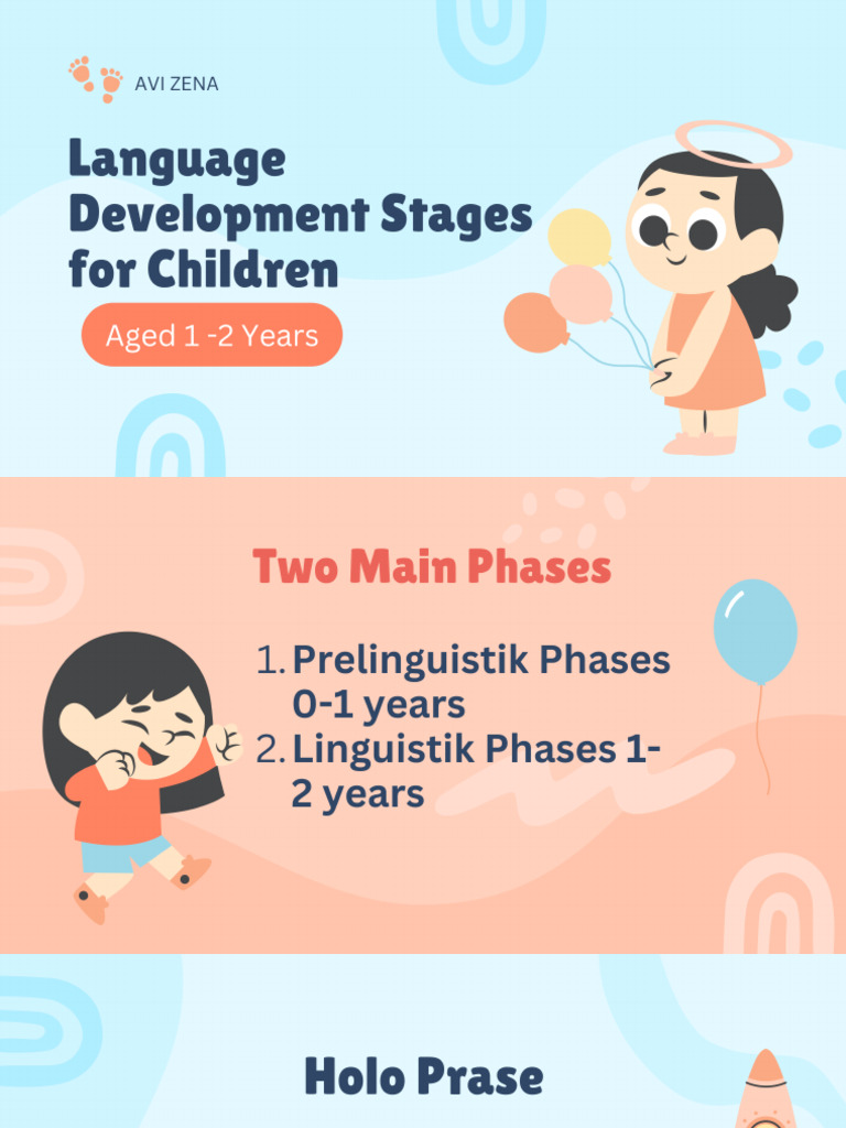Language Development Stages For Children Aged 1-2 Years PDF | PDF
