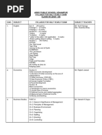Class 12 Half Yearly Syllabus 2025-26 | PDF