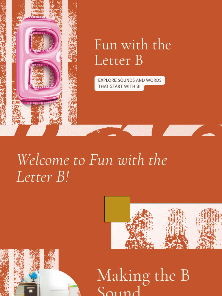 Fun With The Letter B | PDF | Learning | Cognition