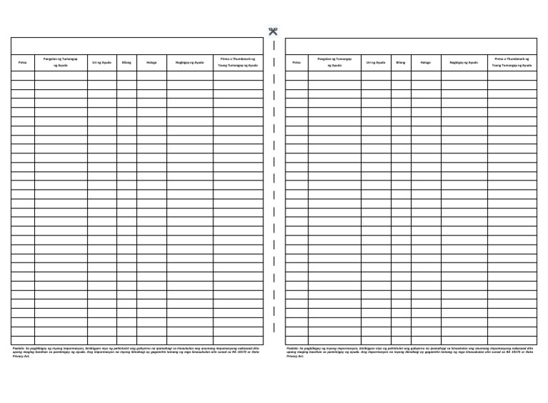 SAC Form Back Page 1 | PDF