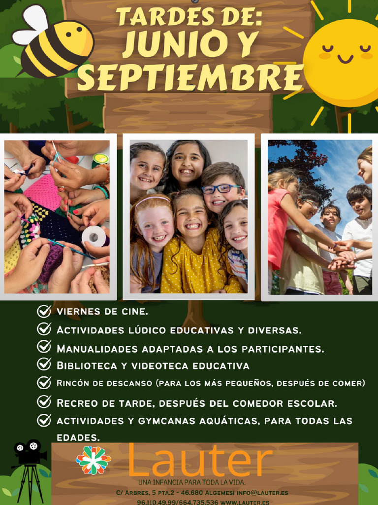 Las Tardes de Junio y Septiembre Lauter Gestio SL | PDF | Educación ...