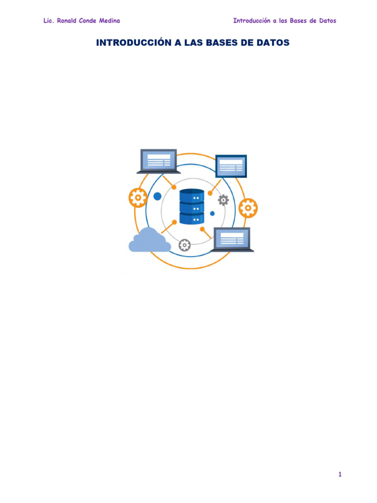 Introducción a las Bases de Datos | PDF | Bases de datos | No Sql