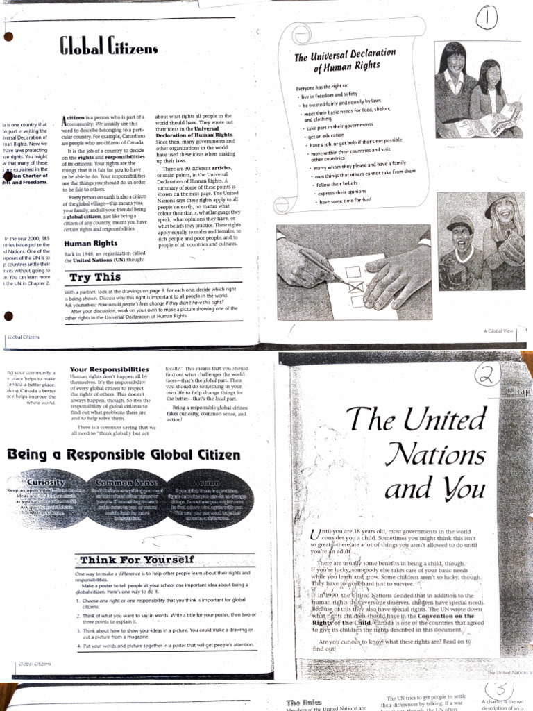Global Citizenship and Human Rights | PDF | Citizenship | United Nations