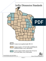 Shoreland Vegetation - Buffer - Standards by County in Wisconsin