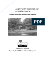 WI Shoreland Zoning Ordinance Brief Summary