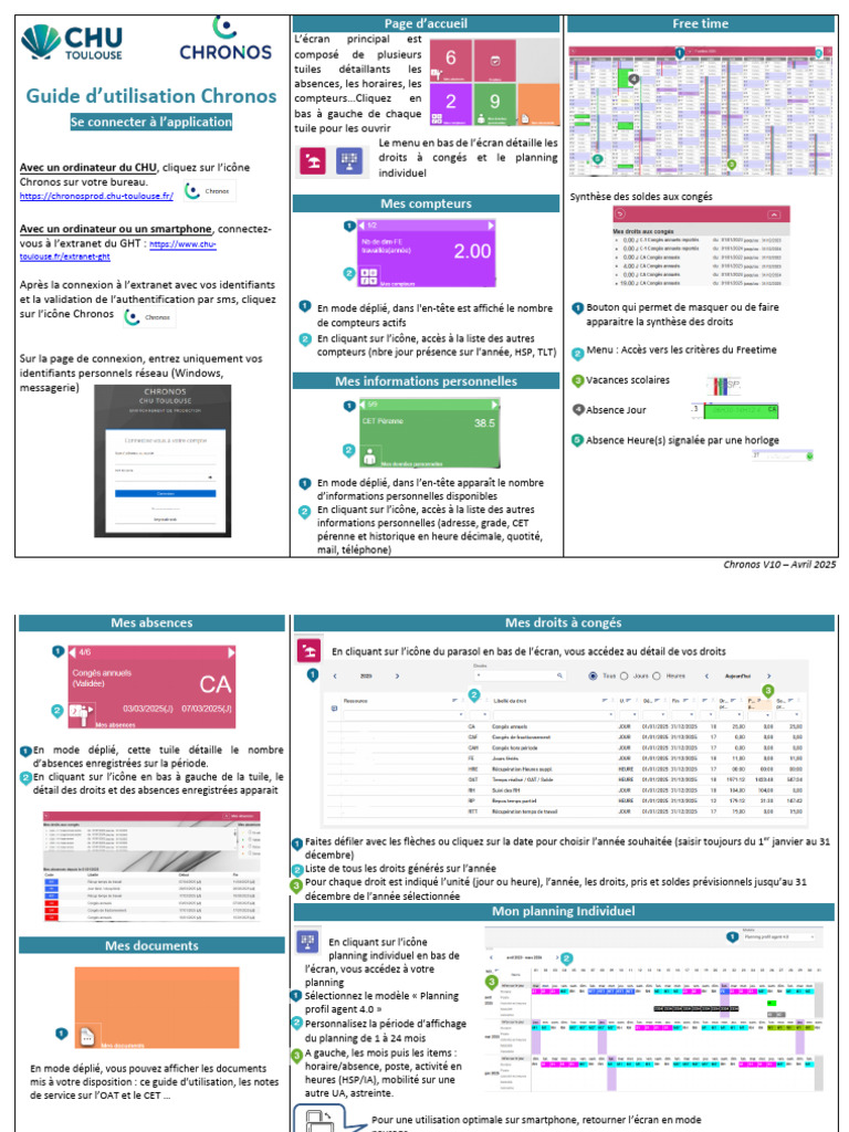Guide d'utilisation Chronos V10 | PDF | Logiciel | Informatique