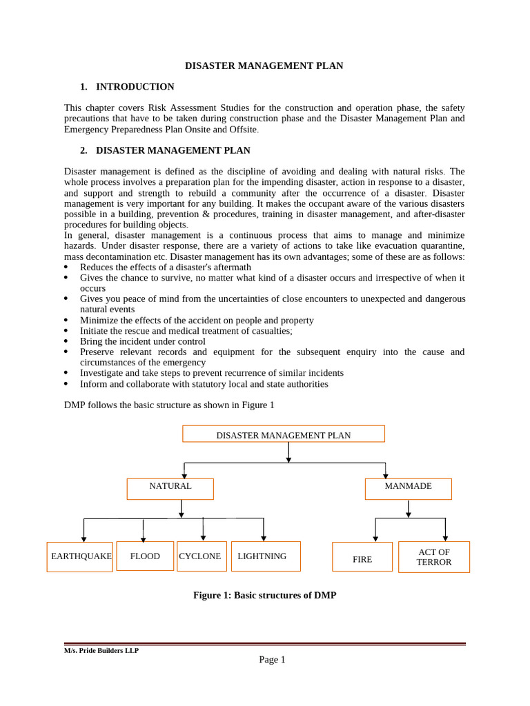R1 - DMP New | PDF | Emergency Management | Hazards