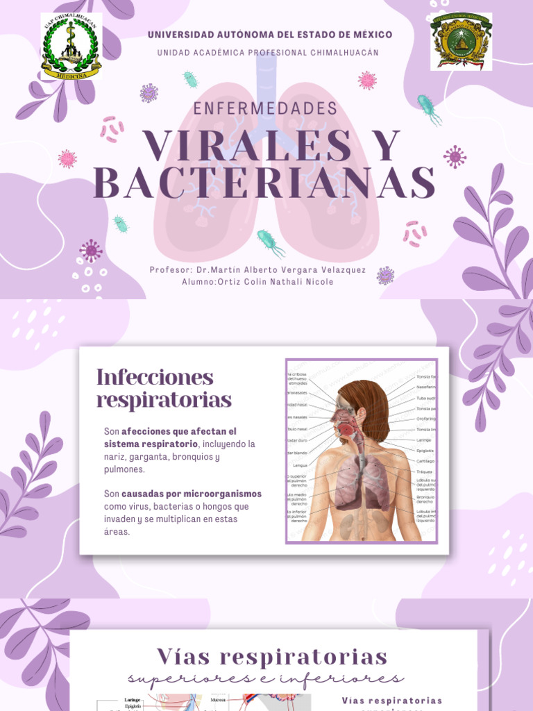 Enfermedades Respiratorias: Neumonía y Virus | PDF | Influenza | Neumonía