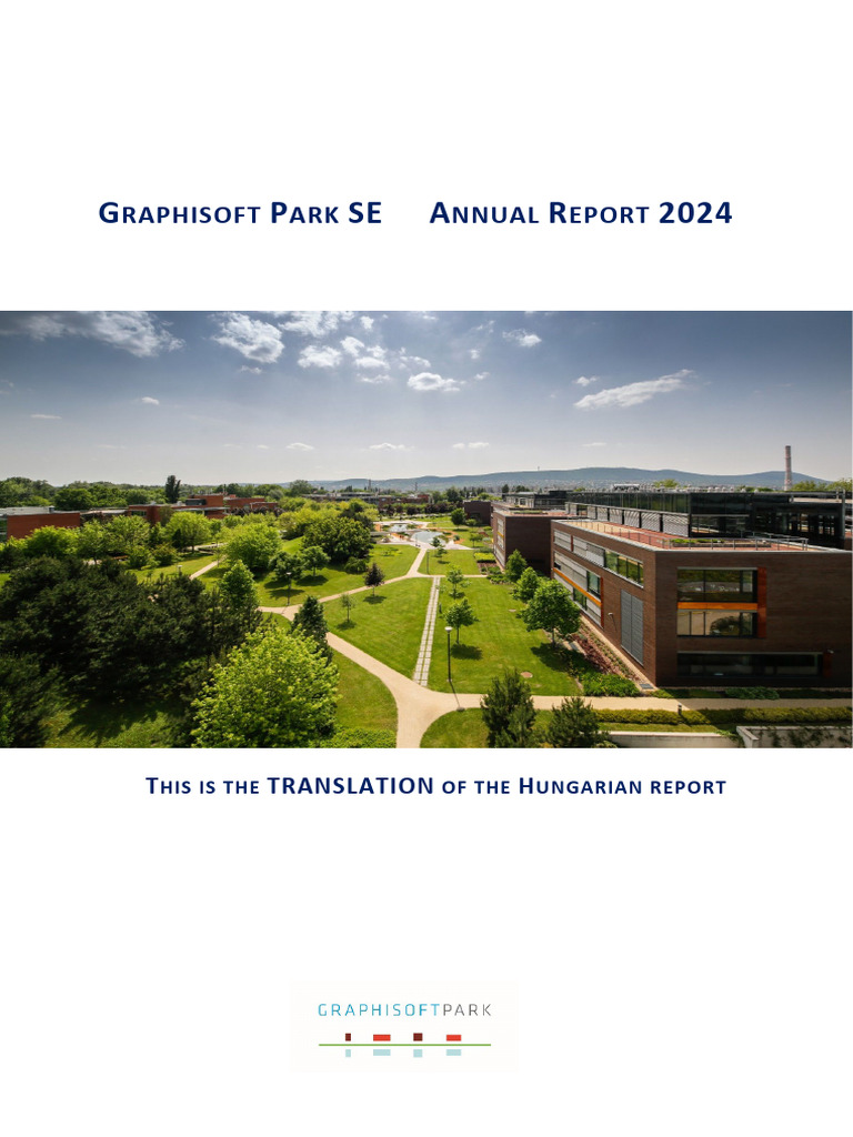 Graphisoft Park Annual Report 2024 | PDF | Energy Conservation | Book Value