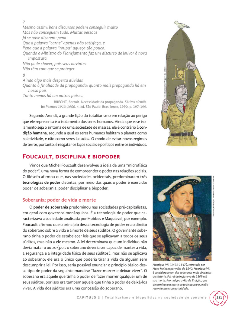 Foucault: Disciplina e Biopoder | PDF | Poder (social e político ...
