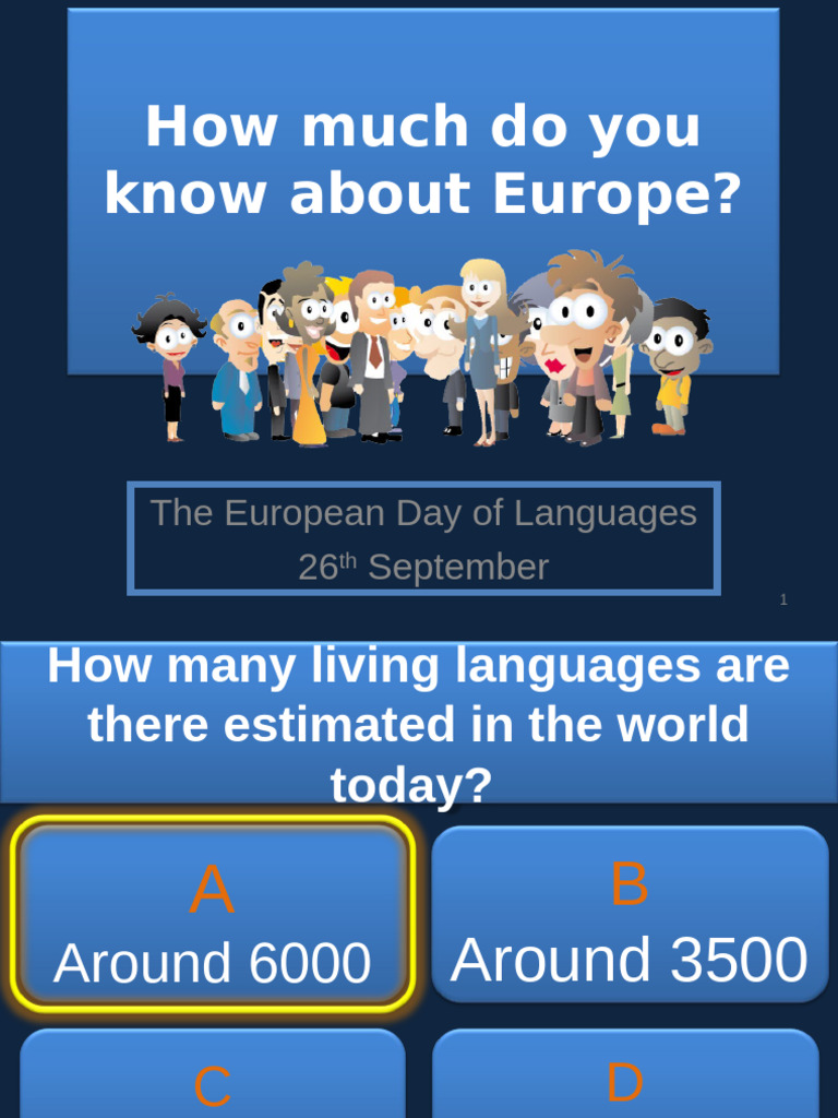 European Languages Quiz and Facts | PDF | European Union | Europe