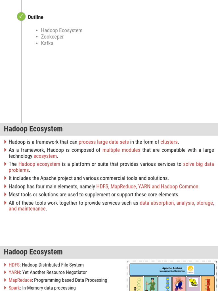 Kafka in Hadoop Ecosystem Overview | PDF | Apache Hadoop | Map Reduce
