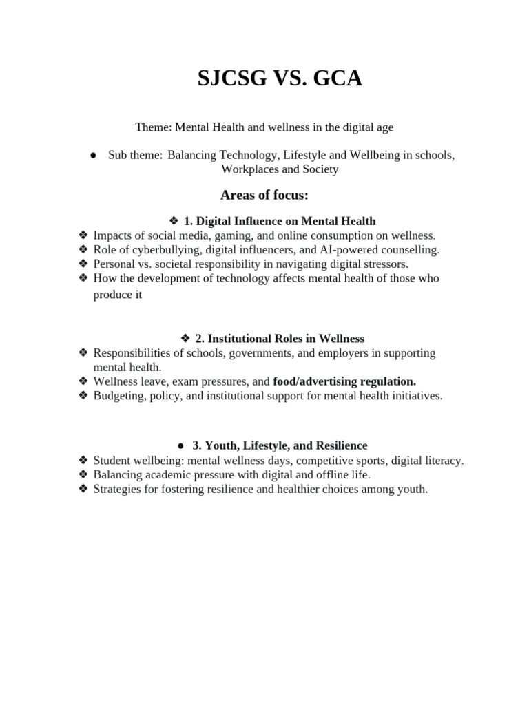 Digital Age Mental Health Insights | PDF | Mental Health | Adolescence