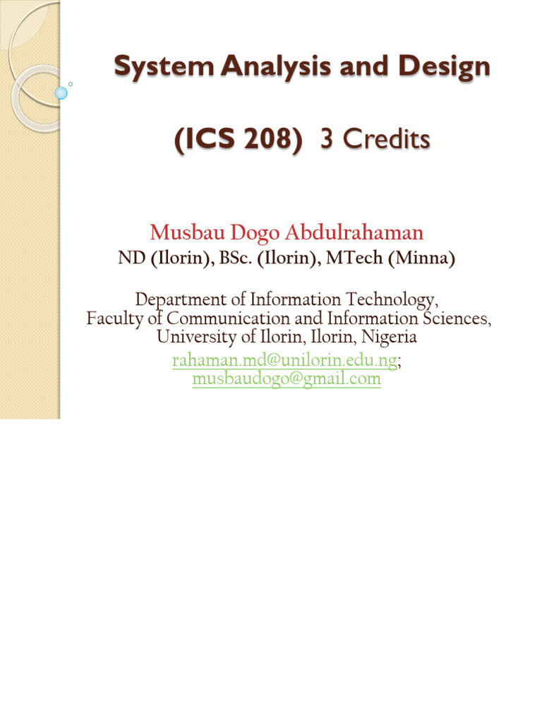 ICS 208 Week 5 2022 - 2023 | PDF | Interview | Questionnaire