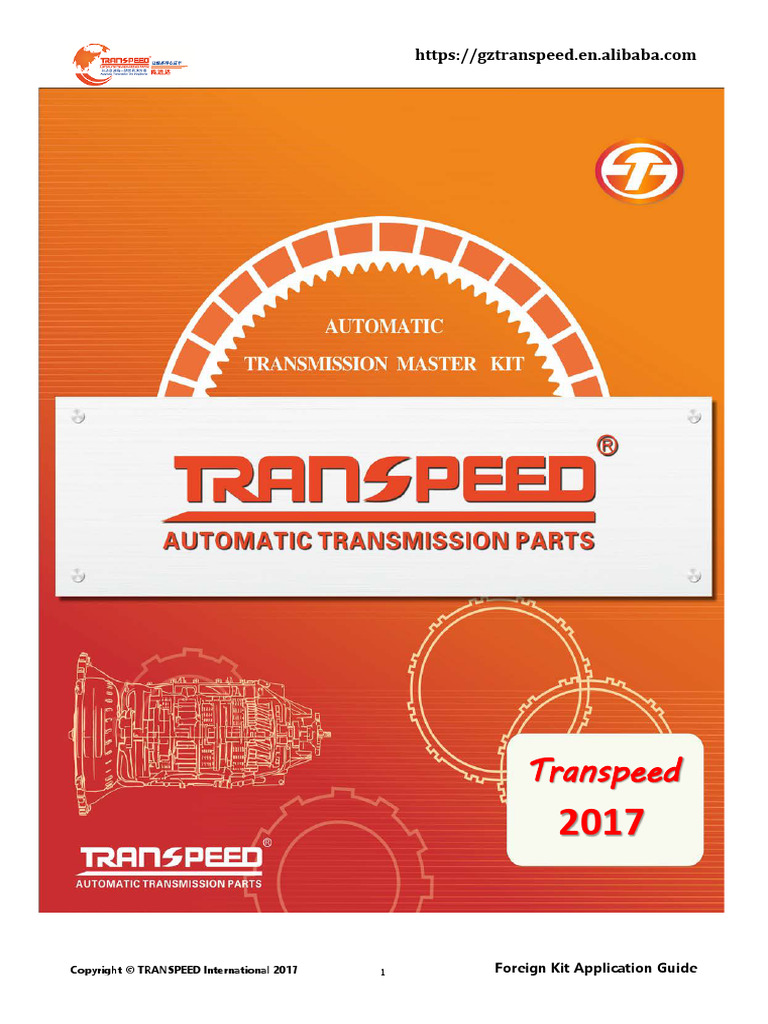 7.transpeed Transmission Kit List | PDF | Volkswagen | Audi