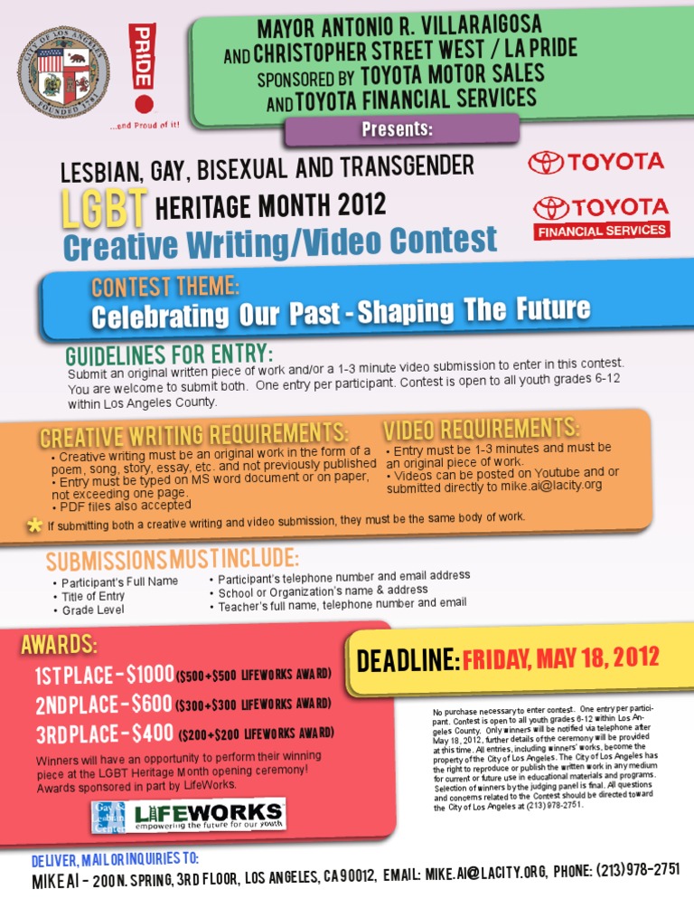 Lgbt essay contest picture