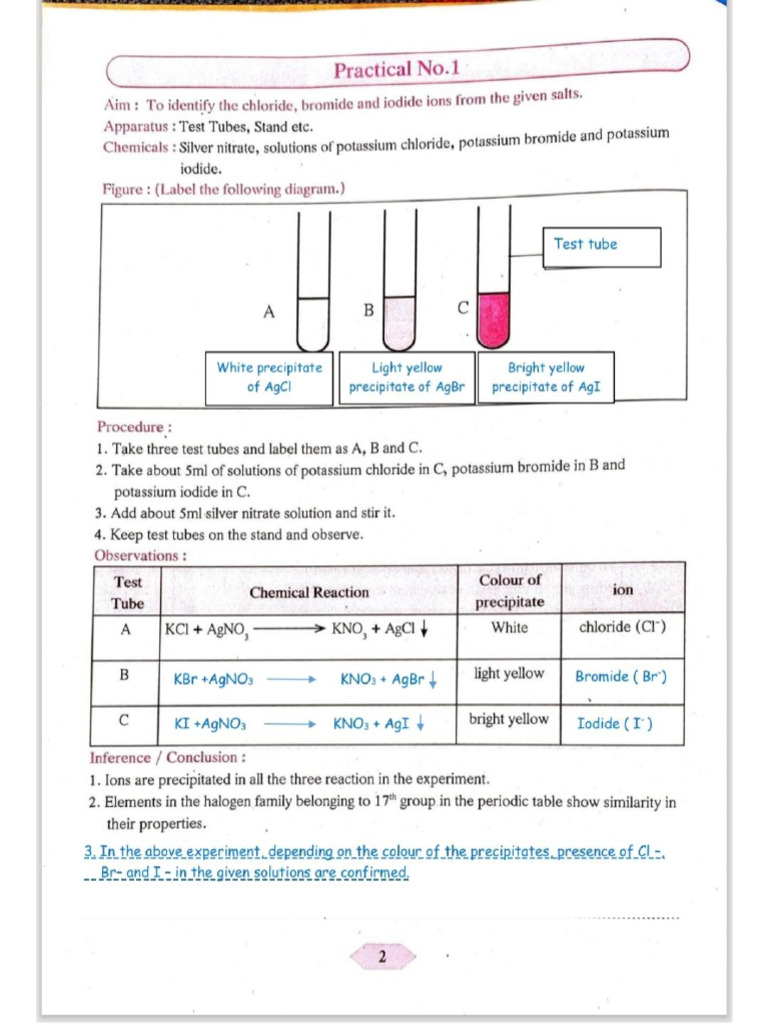 X - Science 1 Practicals | PDF