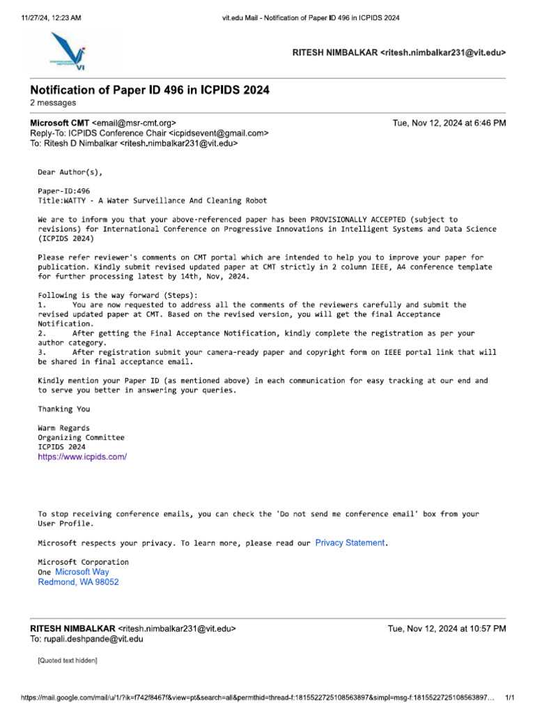 Paper Acceptance Review1 | PDF