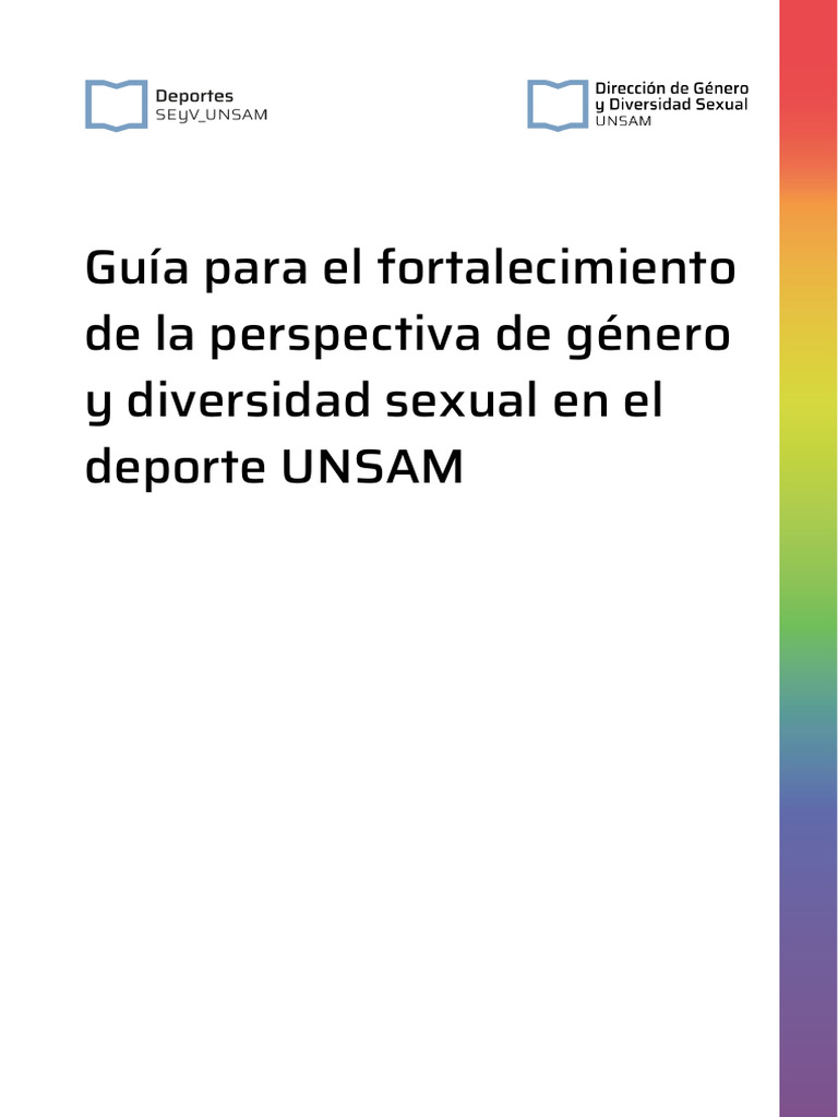 Guía para El Fortalecimiento de La Perspectiva de Género y Diversidad ...