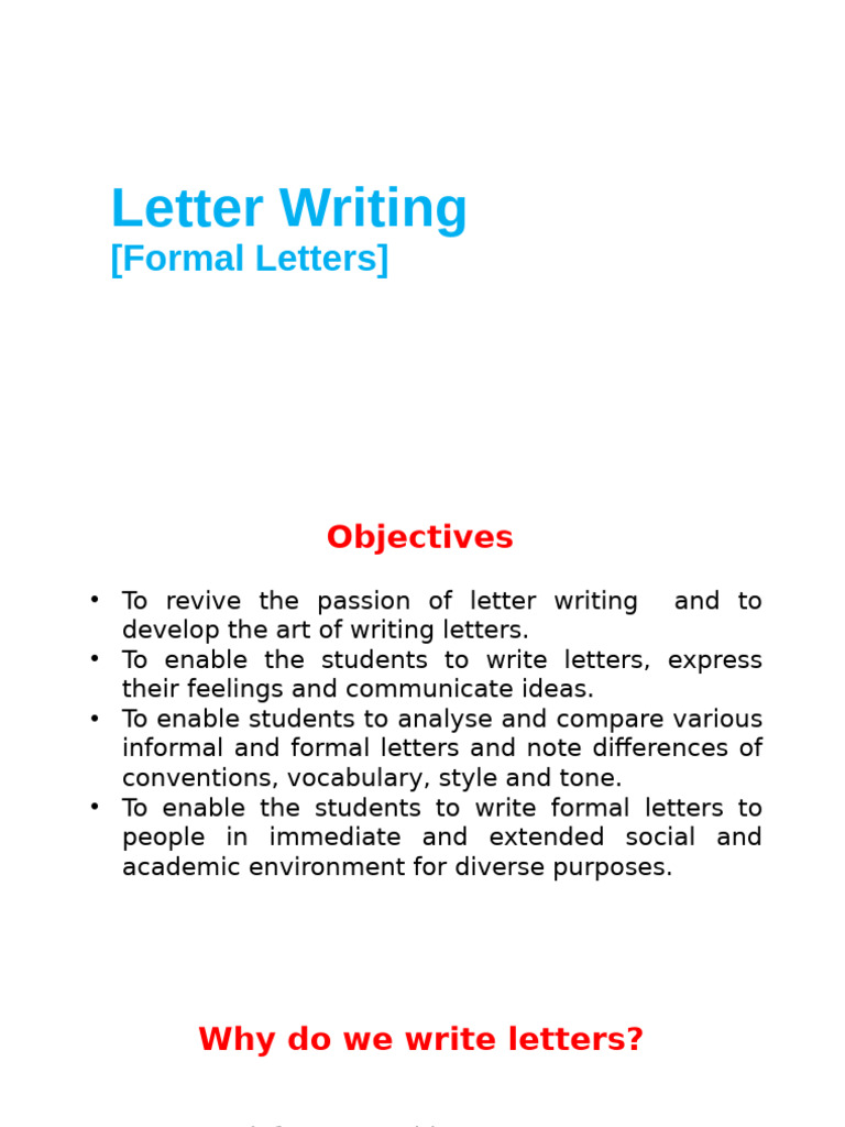 Mastering Formal and Informal Letters | PDF