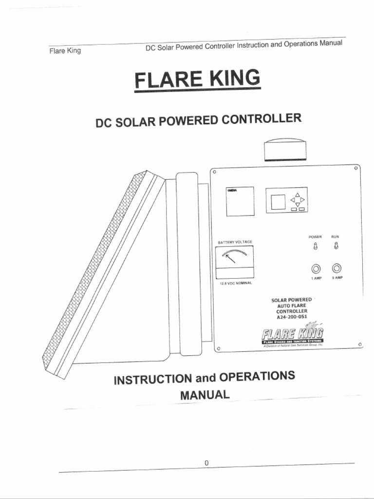Flare King Solar Controller Manual | PDF | High Voltage | Electrical ...