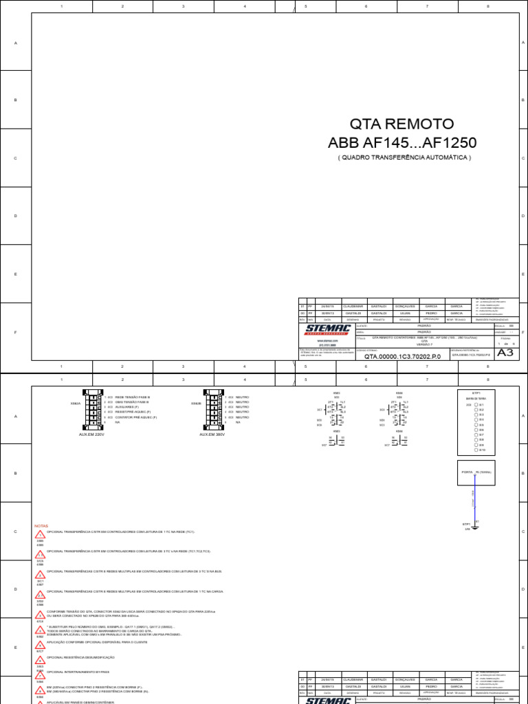 Projeto QTA Remoto Contatores ABB | PDF | Xadrez | Teoria do Xadrez