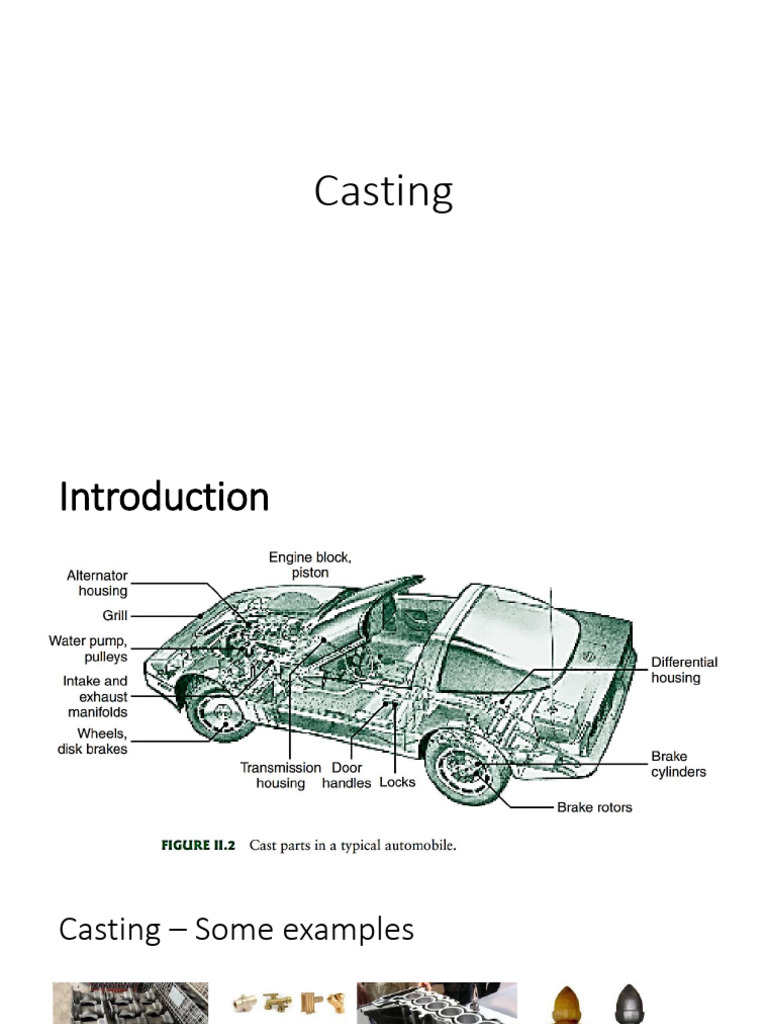 Overview of Casting Processes and Techniques | PDF | Viscosity | Chemistry