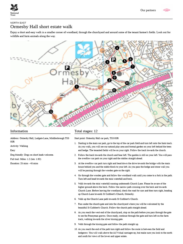 Ormesby Hall Short Woodland Walk Guide | PDF | Chess Theory | Chess