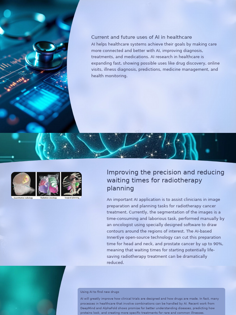 AI Transforming Healthcare: Current & Future Uses | PDF