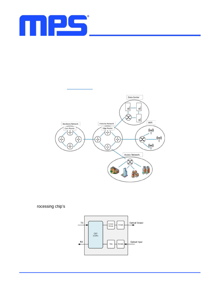 MPS Optical Modules for Data Traffic | PDF | Computer Network | Power ...
