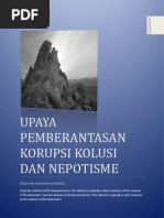 Download Upaya Pemberantasan Korupsi Kolusi Dan Nepotisme by Cut Meurah Rudi SN92316645 doc pdf