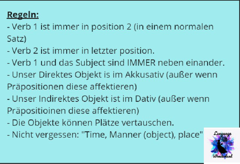 Satzbau Regeln | PDF