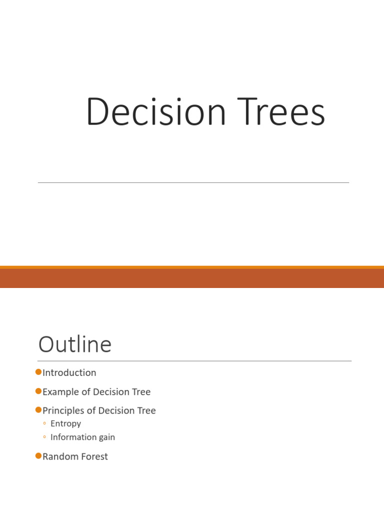 Lec 6 Decision Trees | PDF | Information Science | Algorithms And Data ...