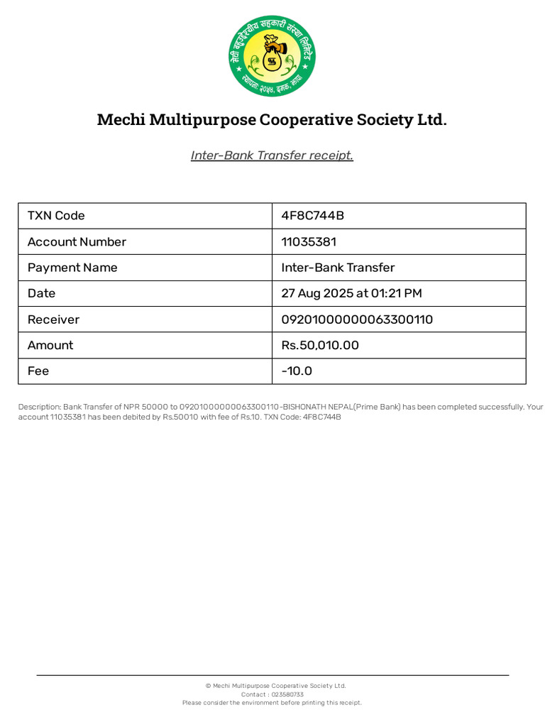 Mechi Inter-Bank Transfer 2025 08 27 13 21 1756280205847 | PDF